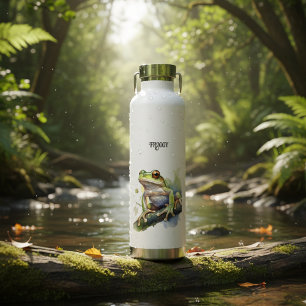 Süßer Wasserfarb-Laubfrosch, individuell Trinkflasche