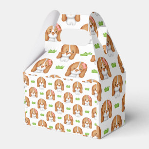 Süßer Wasserfarben-Beagle-Hund Geschenkschachtel