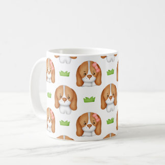 Süßer Wasserfarben-Beagle-Hund Kaffeetasse