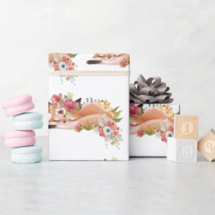 Süßer Wasserfarben-Fuchs  Geschenkpapier