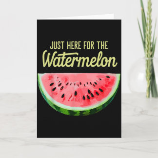 Süßer Wassermelonen-Druck für Männer Frauen Kinder Karte