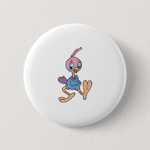 Süßer Wegekuckuck Button
