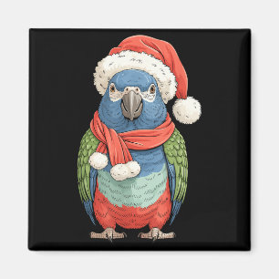 Süßer Weihnachten Onus Papagei Weihnachtsmann Voge Magnet
