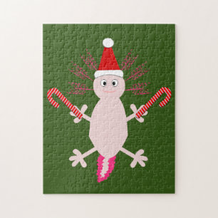 Süßer Weihnachts Axolotl