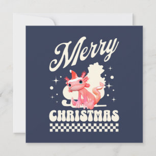 Süßer Weihnachts Axolotl Frohe Weihnachten