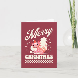 Süßer Weihnachts Axolotl Frohe Weihnachten