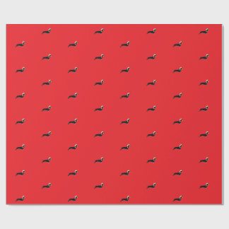 süßer Weihnachts-Dachshund Geschenkpapier
