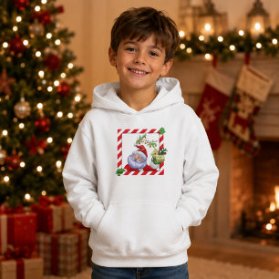 Süßer Weihnachts-Gnom Kinder Hoodie