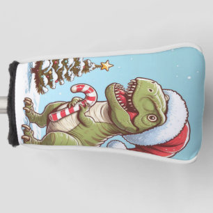 Süßer Weihnachts-Schokokuss-Stab-Dinosaurier Golf Headcover