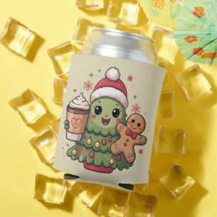 Süßer Weihnachtsbaum Kaffee Latte Lebkuchen Weihna Dosenkühler