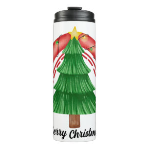 Süßer Weihnachtsbaum-Thermal-Tumbler Thermosbecher