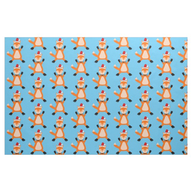 Süßer Weihnachtsfuchs Stoff (Fat Quarter (45,7 x 55,9 cm))