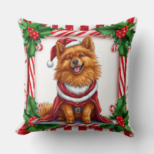 Süßer Weihnachtshund Kissen