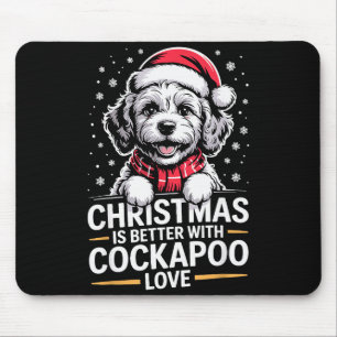 Süßer Weihnachtshund Weihnachten ist besser mit Ap Mousepad
