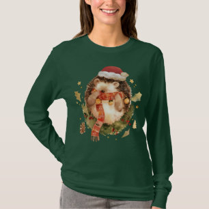 Süßer Weihnachtsigel T-Shirt