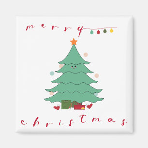 Süßer Weihnachtsmagnet   Kawaii Weihnachtsbaum Magnet