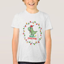 Süßer Weihnachtsmann-Dino Frohe Weihnachten