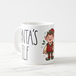 Süßer Weihnachtsmann-Elf-Christmas-Becher Kaffeetasse