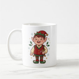 Süßer Weihnachtsmann-Elf-Christmas-Becher Kaffeetasse