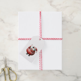 Süßer Weihnachtsmann Festlicher Weihnachten Geschenkanhänger