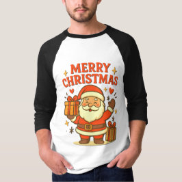 Süßer Weihnachtsmann - Frohe Weihnachten T-Shirt