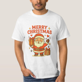 Süßer Weihnachtsmann - Frohe Weihnachten T-Shirt