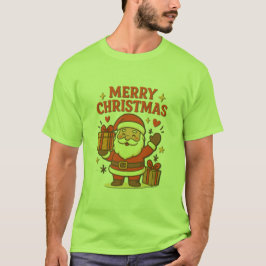 Süßer Weihnachtsmann - Frohe Weihnachten T-Shirt