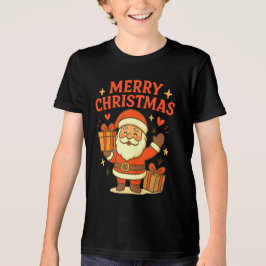 Süßer Weihnachtsmann - Frohe Weihnachten Tri-Blend Shirt