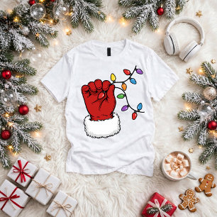 Süßer Weihnachtsmann-Handschuh - Cozy Christmas T- T-Shirt