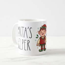Süßer Weihnachtsmann-Helfer-Weihnachtsbecher Kaffeetasse
