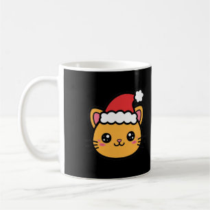 Süßer Weihnachtsmann-Katz Weihnachten Kaffeetasse