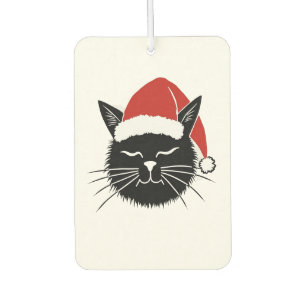 Süßer Weihnachtsmann Katzenliebhaber Weihnachten M Autolufterfrischer