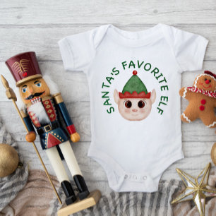 Süßer Weihnachtsmann Lieblingself Christkind Babym Baby Strampler