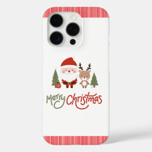 Süßer Weihnachtsmann und Rentiere iPhone 16 Pro Hülle