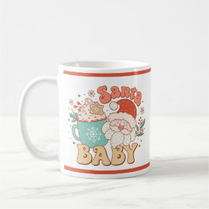 Süßer Weihnachtsmann Weihnachtsurlaub Kaffeetasse