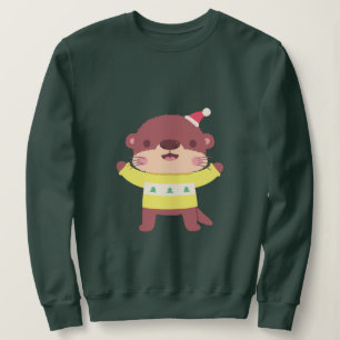 Süßer Weihnachtsotter Sweatshirt