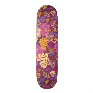 Süßer Weinrebemusterhintergrund Skateboard