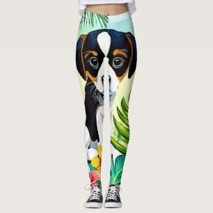 Süßer Welpe im Paradies Leggings
