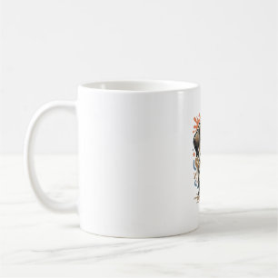 Süßer Welpe Splash Gravur Vektor Design_1 Kaffeetasse