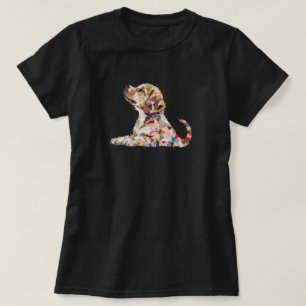 Süßer Welpe wartet auf eine Belohnung T-Shirt