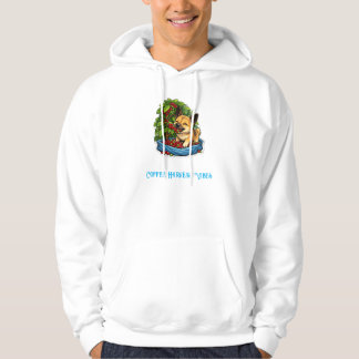 Süßer Welpen-Kaffeeernte Hoodie