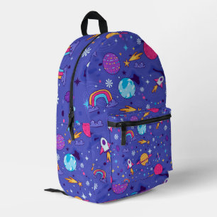 Süßer Weltraum-Rucksack Bedruckter Rucksack