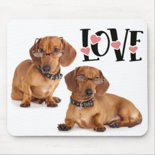 Süßer Wiener Welpe Hund Geschenk Doxin Liebhaber D Mousepad