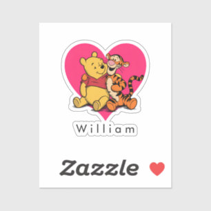 Süßer Winnie Puuh & Tigger Aufkleber