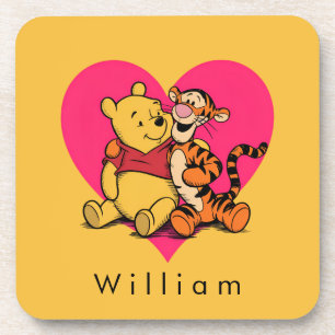 Süßer Winnie Puuh & Tigger Getränkeuntersetzer