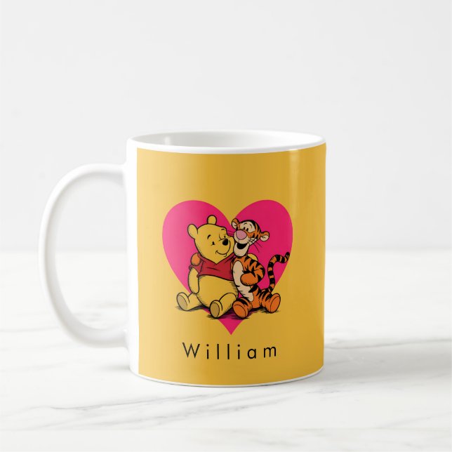 Süßer Winnie Puuh & Tigger Kaffeetasse (Links)