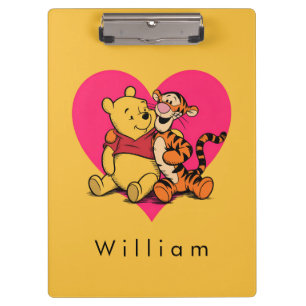 Süßer Winnie Puuh & Tigger Klemmbrett