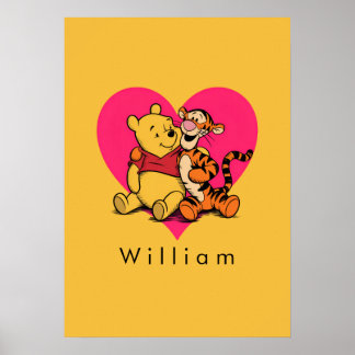 Süßer Winnie Puuh & Tigger Poster