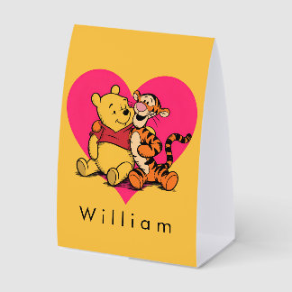 Süßer Winnie Puuh & Tigger Tischaufsteller