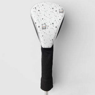 Süßer Winter-Eisbär-Schneeflocke Golf Headcover